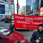 Photos of Solidarity at Yonge and Dundas, Toronto on November 19